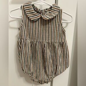 Rylee + Cru Nautical Striped Romper